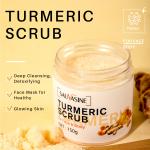 SGS Body Whitening Cream Remove Blackhead Exfoliating Brightening Organic Turmeric Scrub for sale