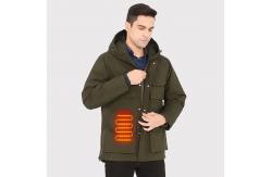 China Fleece Men's Heated Jacket Rechargeable Electric Heated Clothes for Hiking supplier