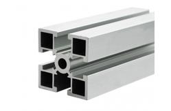 China Extruded Aluminum Profile , CNC Track T Slot Industrial Fence Extrusion Frame Aluminum Profile supplier