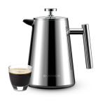 1000ML Automatic French Press Coffee Maker Travel Stainless Steel Double Wall for sale