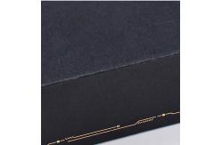 China Black Paperboard Gift Box Magnet With Custom Insert For Bottles supplier