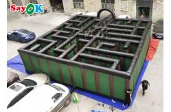 China Inflatable Carnival Games Kids 10x10x2.5m Inflatable Sports Games Obstacle Course supplier