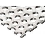 5mm Thickness Perforated Metal Mesh Sheet Big Opening Flat for sale