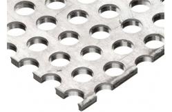 China 5mm Thickness Perforated Metal Mesh Sheet Big Opening Flat supplier