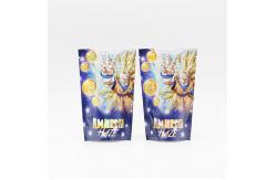 China Custom Printing Aluminum Foil ziplockk Bag 3 Sides Seal With Clear Window supplier