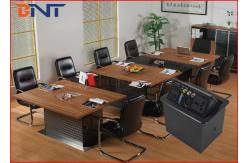 China Table Hidden Press Pop Up Desktop Power Sockets with Bottom Connection Panel supplier
