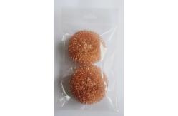 China Large Diameter Copper Dish Scrubber OEM / ODM With Eco Friendly Material supplier