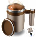 350ml Stainless Steel Self Stirring Mug for sale