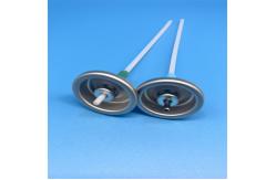 China Metallic Silver Aluminum Aerosol Valve Button Actuator Free Samples supplier
