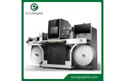 China Label Embellishments Inkjet Digital Printer With UV Varnish And Foil Stamping supplier