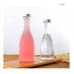 Glass Jar 250ml 375ml 500ml Glass Storage Bottle Fruit Beverage Juice Bottle for sale