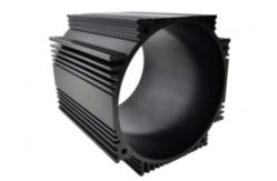 China Black Anodized Industrial Aluminum Profile / Cylinder Shell For Motor Housing supplier