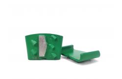 China Concrete grinding diamond tools diamond grinding shoes with double rectangle segments supplier