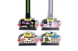 China UV Printing Fun Custom Running Medals / personalized race medals supplier