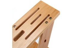 China Natural Wood Bamboo Display Unit Kitchen Knife Holder Organizer Multi Use supplier
