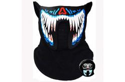 China LED Music Face Mask Voice Control Luminous Glowing At Night supplier