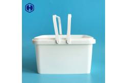 China Microwavable Small Square Plastic Containers Heat Resistant Printing supplier