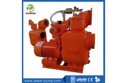 China Vacuum Assisted Self Priming Pump Cast Iron Flood Control Water Pump 11hp supplier