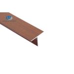 6063 T Slot Extruded Aluminum , 6063 aluminium profile t shape powder coating wood grain for sale