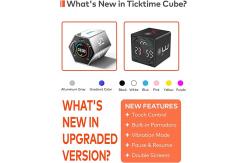 China Magnetic Productivity Ticktime Pomodoro Timer Cube Mute Vibration Adjustable Sound supplier