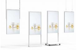 China 65 Inch Double Sided Digital Signage Display Outdoor Ultra Thin Frame supplier