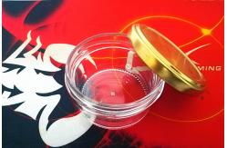 China High Transparent Glass Caviar Jar With Metal Lid supplier
