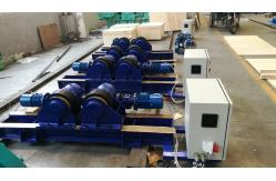 China 2800mm Adjustable 10T Pipe Welding Vessel Rollers With PU Wheel supplier