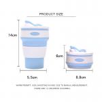 Eco Portable Silicone Reusable Folding Coffee Cup