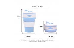 China Eco Portable Silicone Reusable Folding Coffee Cup supplier
