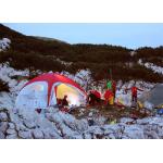 Printed Large Inflatable Tents For Camping With Nylon Fabric Or PVC Tarpaulin for sale