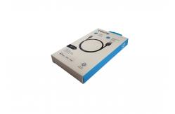 China Recyclable Blue Electronics Cardboard Box With PVC Windows Earphone Packaging supplier