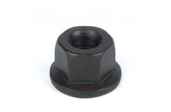 China Black Oxide Coating Thickened Flange Hexagon Nuts For M10-M30 Mechanical Applications supplier