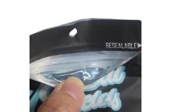 China Soft Touch Matte Stand Up Mylar Bag Zipper Heat Sealed 3.5g supplier