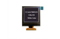China 128x128 1.5'' Small Square White Mono OLED Display 25Pin SSD1107 Monochrome PMOLED supplier