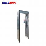 Infrared Body Checking Walk Through Temperature Scanner Single Line Of Lcd Display for sale