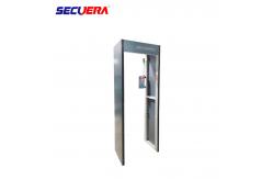 China Infrared Body Checking Walk Through Temperature Scanner Single Line Of Lcd Display supplier