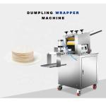 Stainless Steel 304 490W Dumpling Wrapper Machine Wonton Wrapper Maker for sale