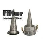 China SS 304 Mesh Cone Witches Hat Strainer 1-2 Layers Conical Structure for sale