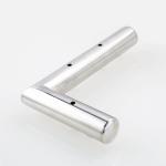 Modern Design Brushed Metal Sofa Legs L Shape Stainless Steel Furniture Leg for sale
