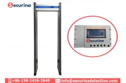 China 18 Zones Archway Metal Detector DSP With Alarming Counting Display OEM supplier