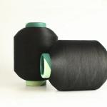 White 105D Spandex Yarn 87% Poly Air Covered Nylon for sale