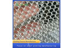 China Metal Sunshade Decorative Wire Mesh Partition Aluminum Door Curtain supplier