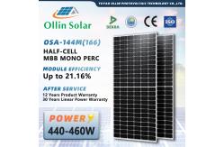 China Mono 132 Cells Solar Pv Panel 450W Pv Module With CE TUV Certificate supplier