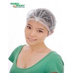 Disposable Head Cap Round Mob Cap Non Woven With Double Elastic