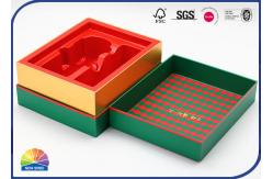 China Texture Embossed Rigid Shoulder Gift Box With PP Plastic Tray supplier