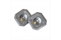 China 32mm Galvanzied Steel Square Self Locking Washer Fix 2.7mm Insulation Pins supplier