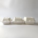 Eco-friendly customized fast food burger box with biodegradable clam shell