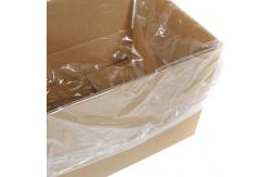 China Square Bottom PE Plastic Carton Liners Bag Transparent Inner Plastic Bag supplier