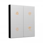 1 Gang Push Button Light Switch 86mmx86mm Standard 86 wall box installation for sale