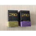 Pro Pharma 10ml Medicine Paper Box / vial Box Gold Logo Stamped 4 C Printing for sale